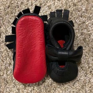 Louboutin inspired Baby Girl Moccasins